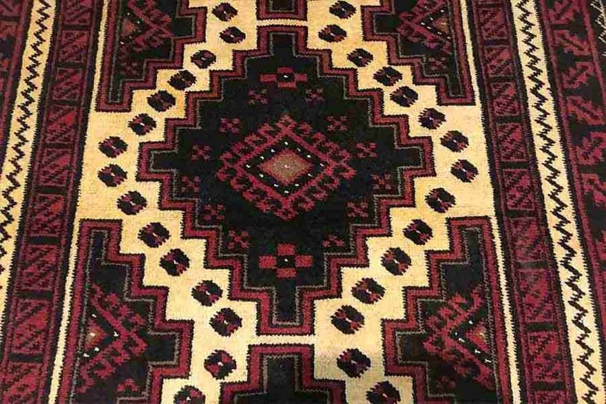 Baluch Perserteppich aus Iran, 189 × 101 cm