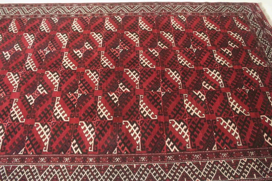 Handgeknüpfter Perserteppich, 266 × 173 cm, Wolle