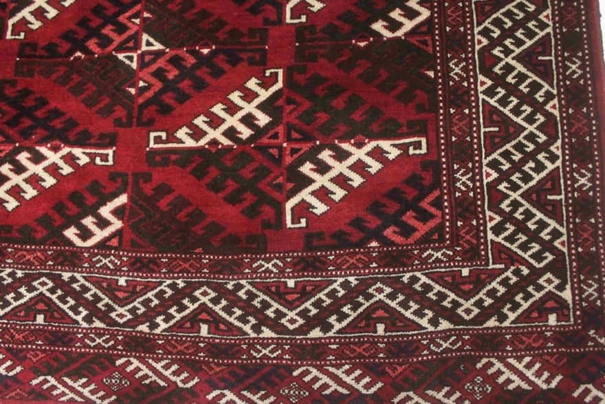Handgeknüpfter Perserteppich, 266 × 173 cm, Wolle