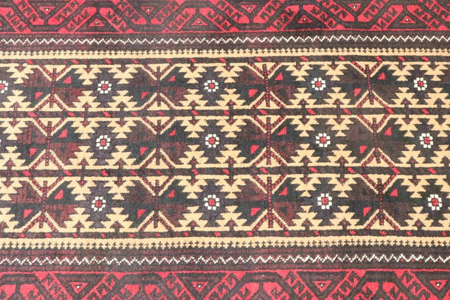 Handgeknüpfter Baluch Perserteppich 187 × 97 cm