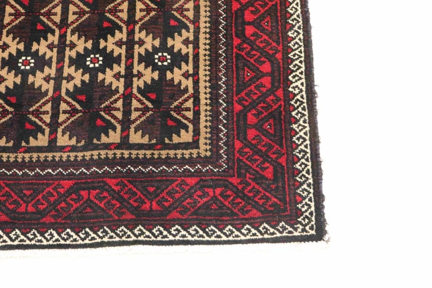 Handgeknüpfter Baluch Perserteppich 187 × 97 cm