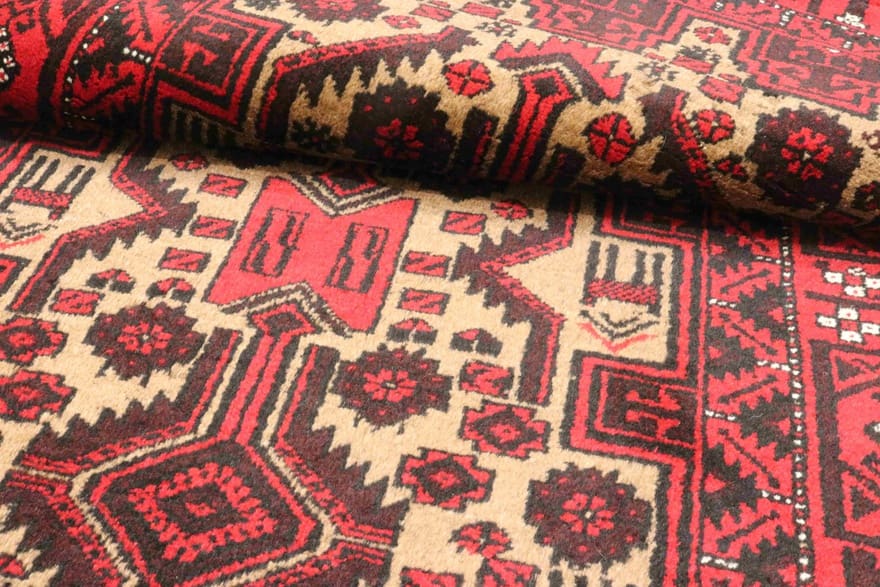 Baluch Perserteppich aus Iran, 169 × 87 cm