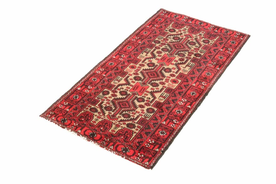 Baluch Perserteppich aus Iran, 169 × 87 cm