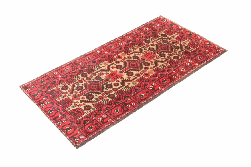 Baluch Perserteppich aus Iran, 169 × 87 cm