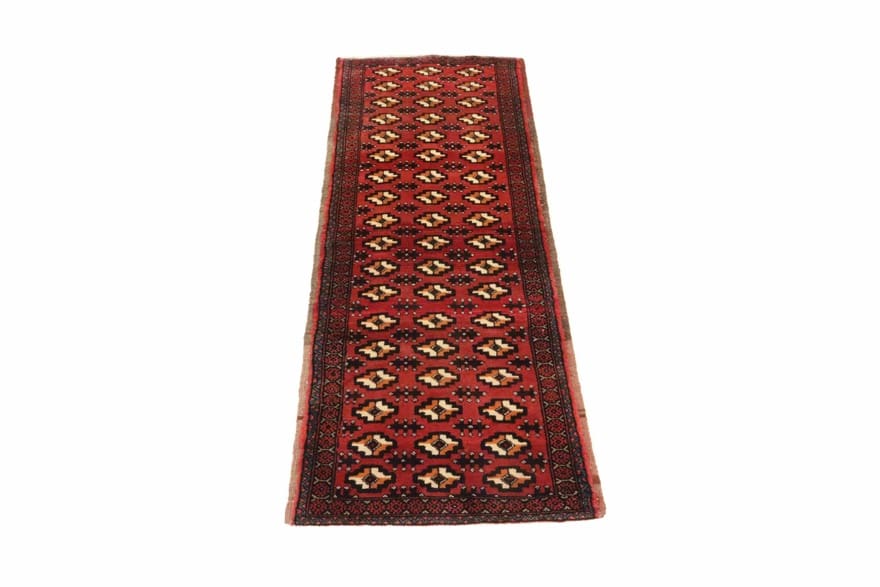 Handgeknüpfter Baluch Perserteppich, 216 × 66 cm, Wolle