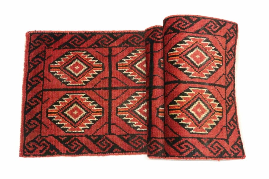 Baluch Perserteppich aus Iran, 186 × 45 cm