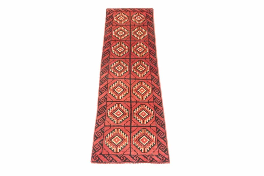 Baluch Perserteppich aus Iran, 186 × 45 cm