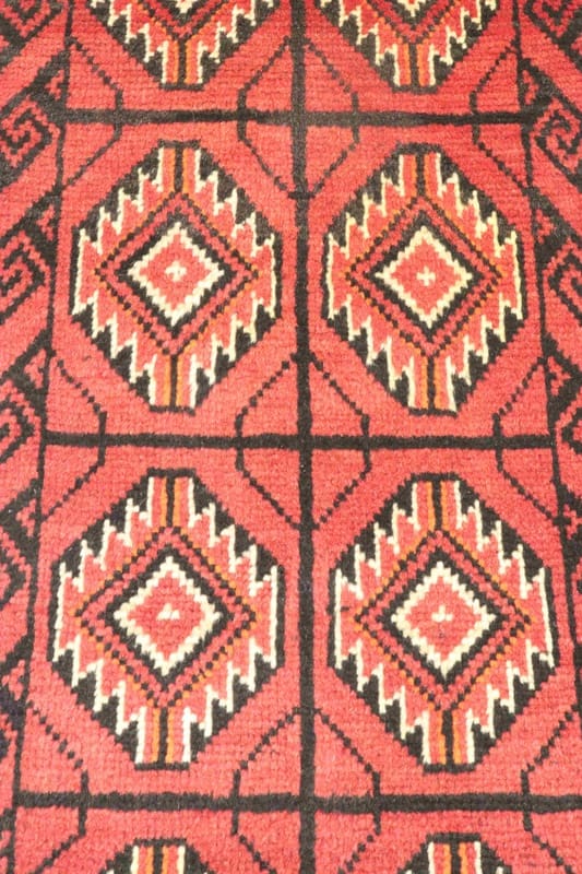 Baluch Perserteppich aus Iran, 186 × 45 cm