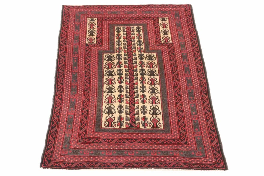 Handgeknüpfter Baluch Orientteppich 125 × 80 cm