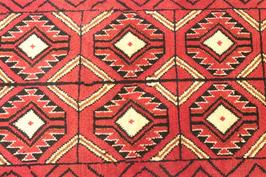 Baluch Perserteppich aus Iran, 177 × 49 cm