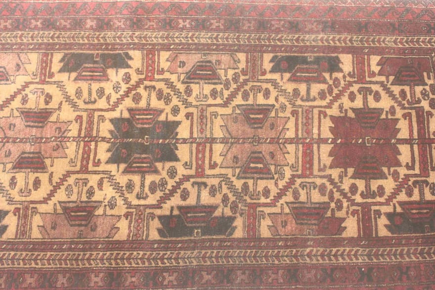 Handgeknüpfter Baluch Perserteppich 155 × 83 cm