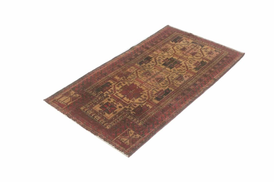 Handgeknüpfter Baluch Perserteppich 155 × 83 cm