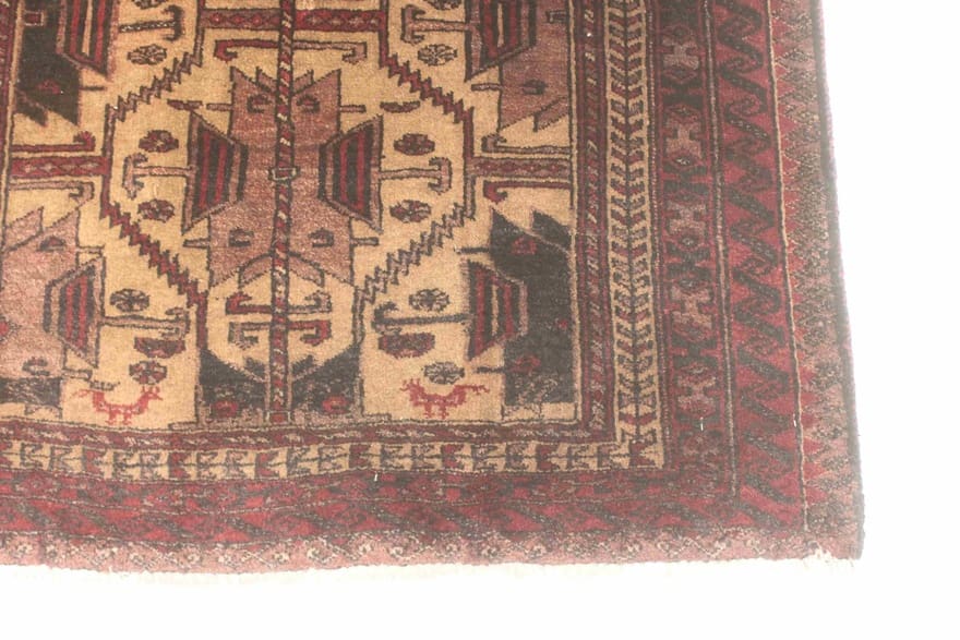 Handgeknüpfter Baluch Perserteppich 155 × 83 cm