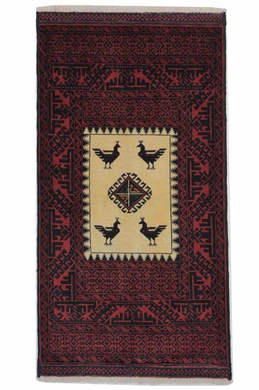 Baluch Perserteppich aus Iran, 174 × 91 cm