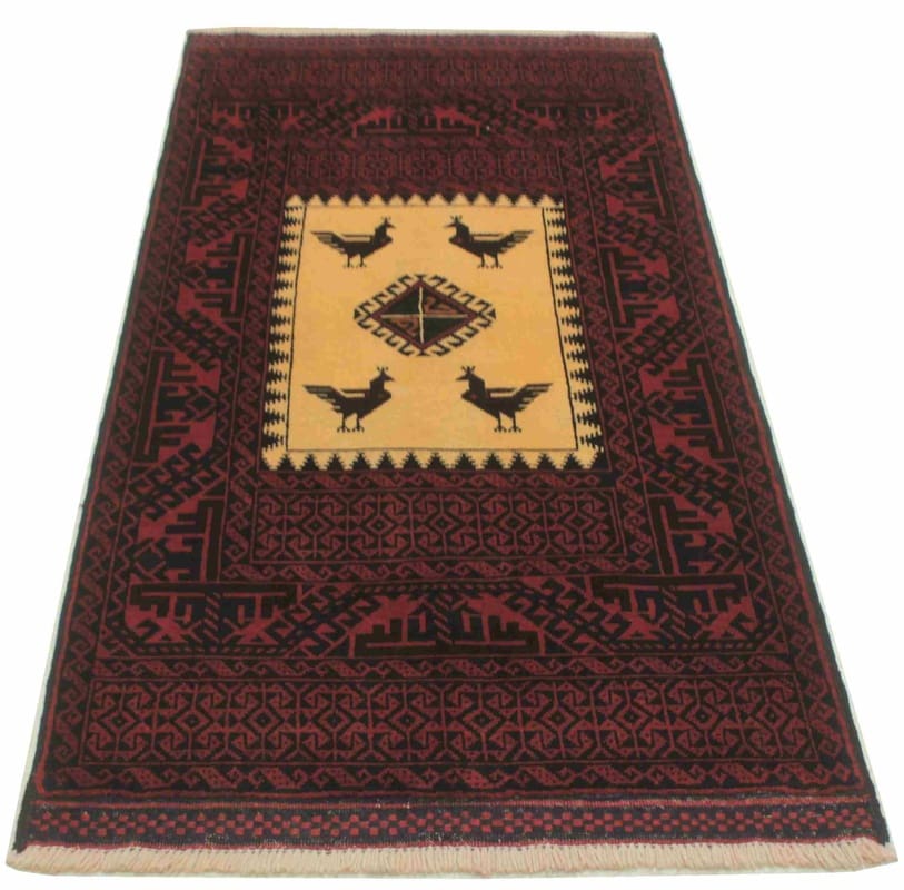 Baluch Perserteppich aus Iran, 174 × 91 cm