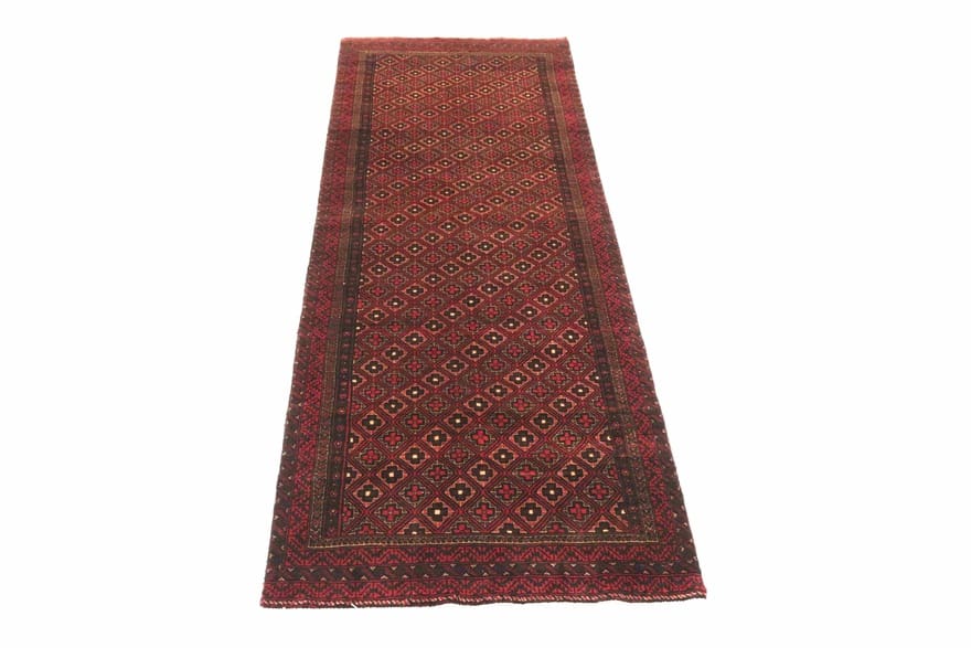 Handgeknüpfter Baluch Perserteppich 304 × 96 cm