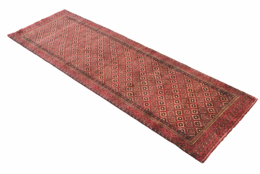 Handgeknüpfter Baluch Perserteppich 304 × 96 cm