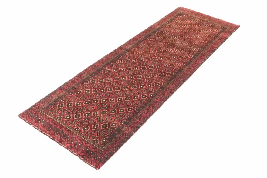 Handgeknüpfter Baluch Perserteppich 304 × 96 cm