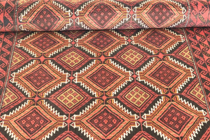 Baluch Perserteppich 190 × 100 cm aus Wolle, handgeknüpft