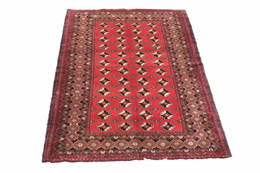 Baluch Perserteppich 213 × 110 cm aus Wolle, handgeknüpft