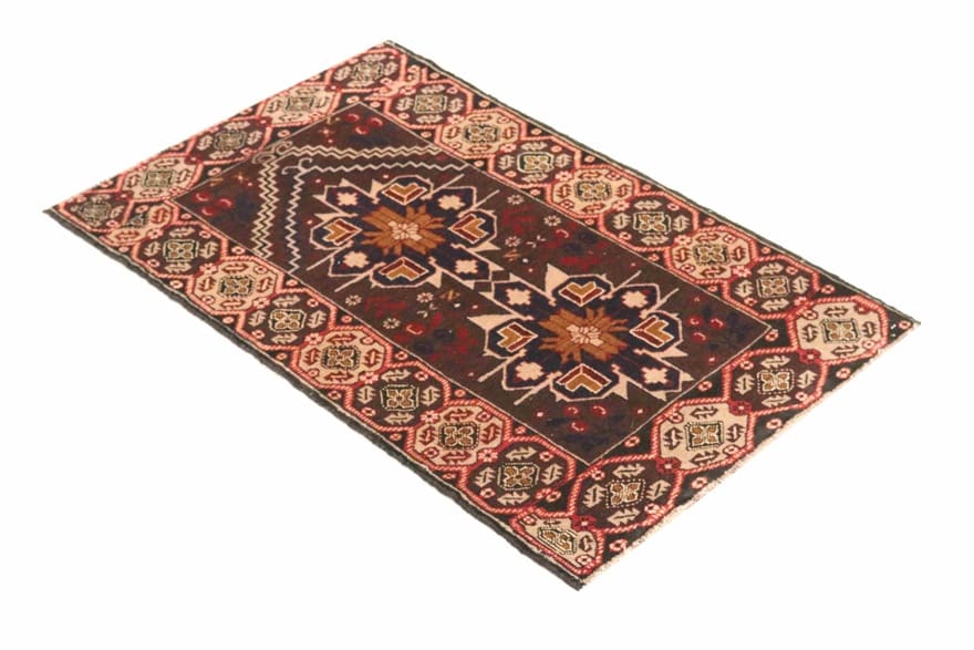 Baluch Perserteppich aus Iran, 125 × 80 cm