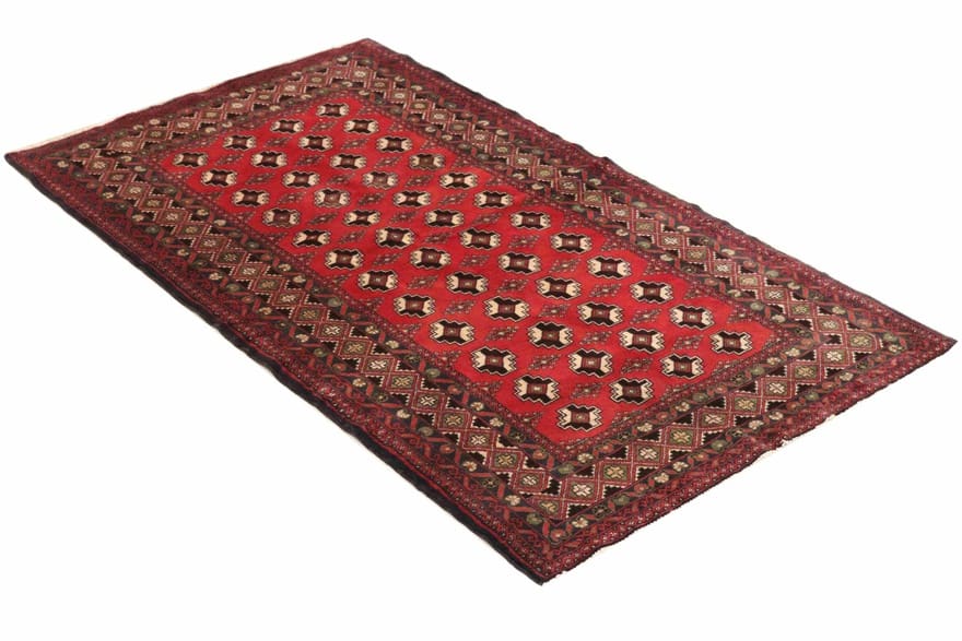 Baluch Perserteppich 213 × 110 cm aus Wolle, handgeknüpft