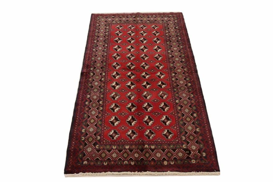 Baluch Perserteppich 213 × 110 cm aus Wolle, handgeknüpft