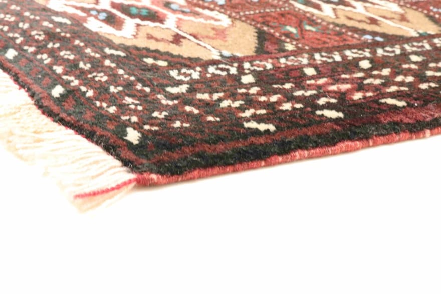 Turkmen Perserteppich aus Iran, 126 × 87 cm