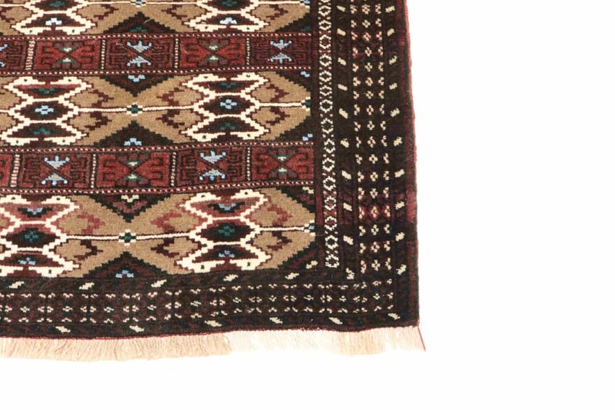 Turkmen Perserteppich aus Iran, 126 × 87 cm