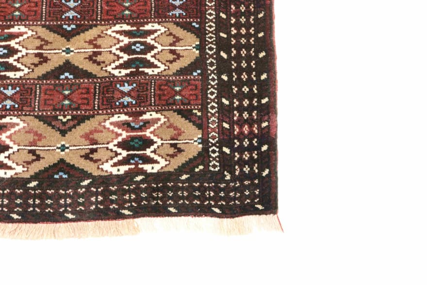 Turkmen Perserteppich aus Iran, 126 × 87 cm