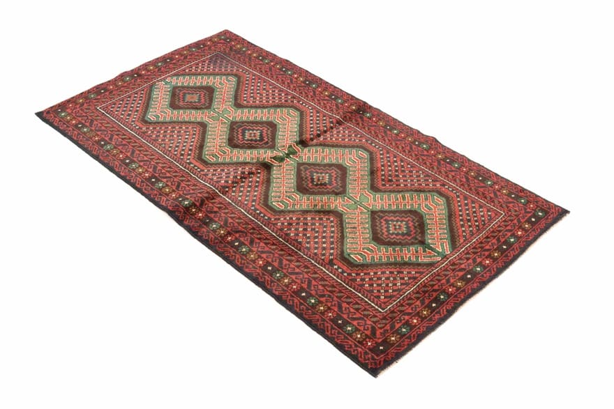 Baluch Orientteppich 190 × 102 cm aus Wolle, handgeknüpft
