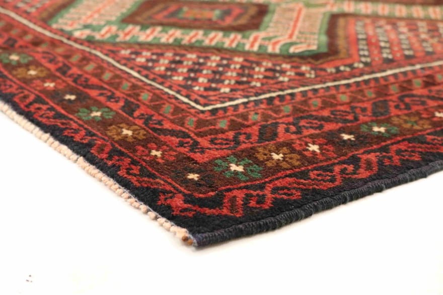 Baluch Orientteppich 190 × 102 cm aus Wolle, handgeknüpft