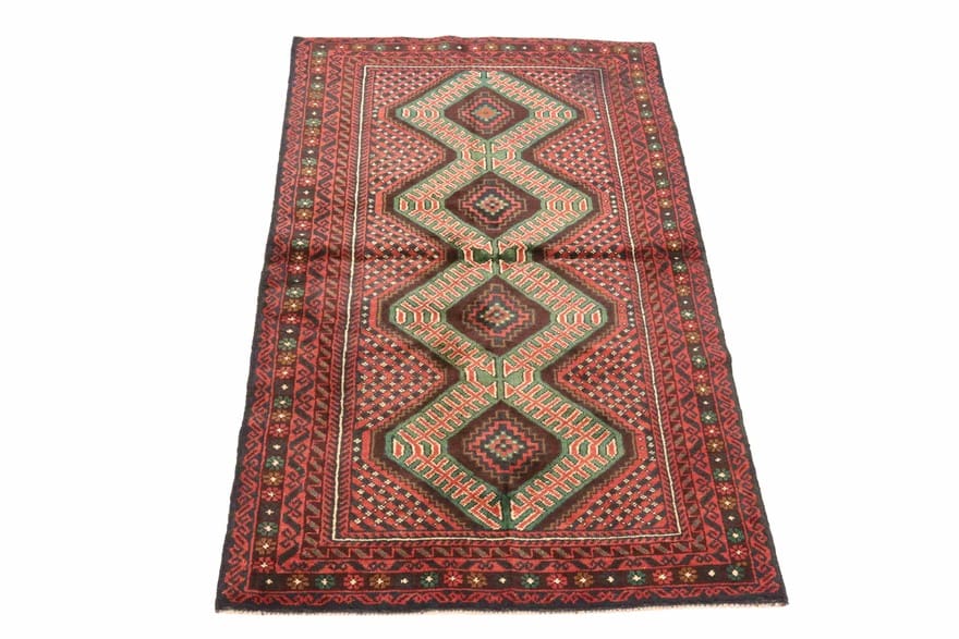 Baluch Orientteppich 190 × 102 cm aus Wolle, handgeknüpft
