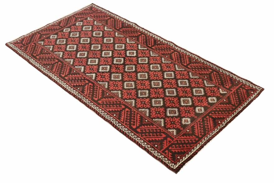 Handgeknüpfter Baluch Perserteppich 210 × 110 cm