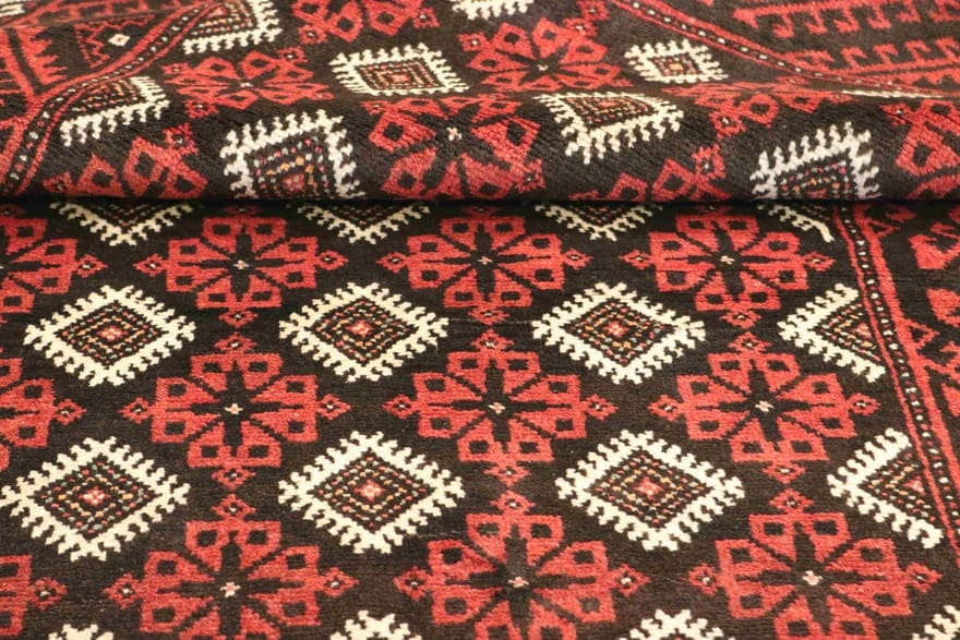 Handgeknüpfter Baluch Perserteppich 210 × 110 cm