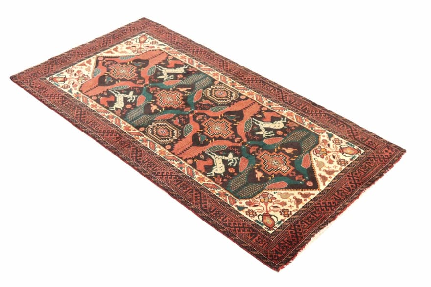 Baluch Perserteppich aus Iran, 203 × 103 cm
