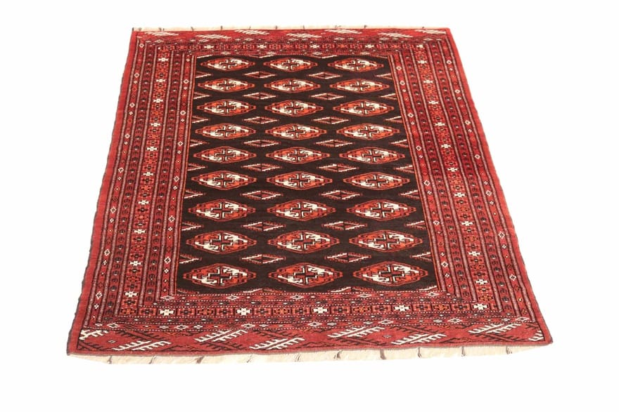 buchara-orientteppich-168x122-cm-handgeknupft-aus-100-wolle-1 Handgeknüpfter Perserteppich 166 × 121 cm