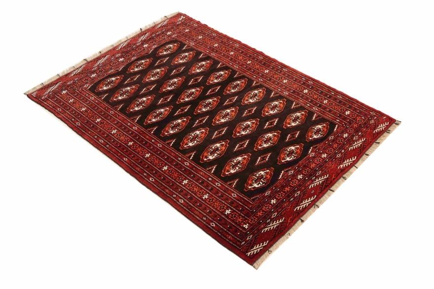 buchara-orientteppich-168x122-cm-handgeknupft-aus-100-wolle-3 Handgeknüpfter Perserteppich 166 × 121 cm