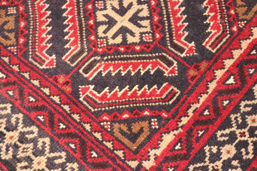 Baluch Perserteppich 188 × 104 cm aus Wolle, handgeknüpft