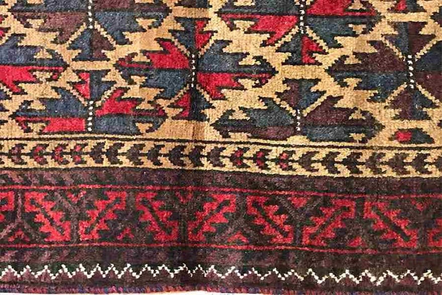 Handgeknüpfter Baluch Perserteppich 176 × 90 cm