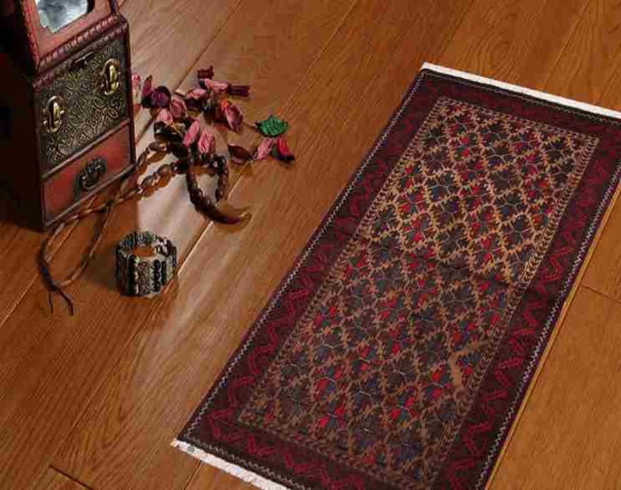Handgeknüpfter Baluch Perserteppich 176 × 90 cm
