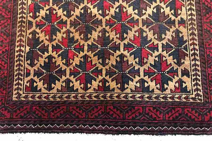 Handgeknüpfter Baluch Perserteppich 176 × 90 cm