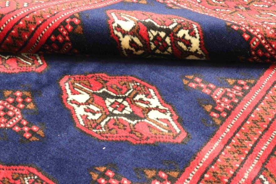 Handgeknüpfter Turkmen Perserteppich, 151 × 101 cm, Wolle