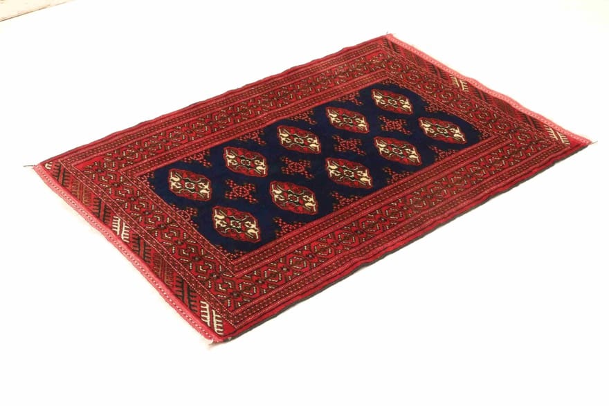 Handgeknüpfter Turkmen Perserteppich, 151 × 101 cm, Wolle