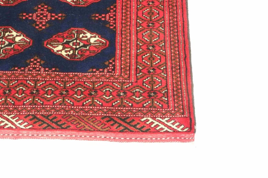 Handgeknüpfter Turkmen Perserteppich, 151 × 101 cm, Wolle