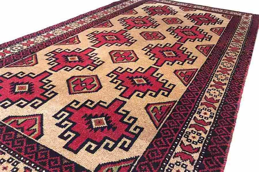 Handgeknüpfter Baluch Perserteppich, 162 × 88 cm, Wolle