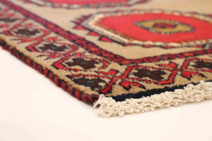 belutsch-teppich-189x103-cm-geometrisch-handgeknupft-iran-4 Handgeknüpfter Baluch Perserteppich 187 × 102 cm