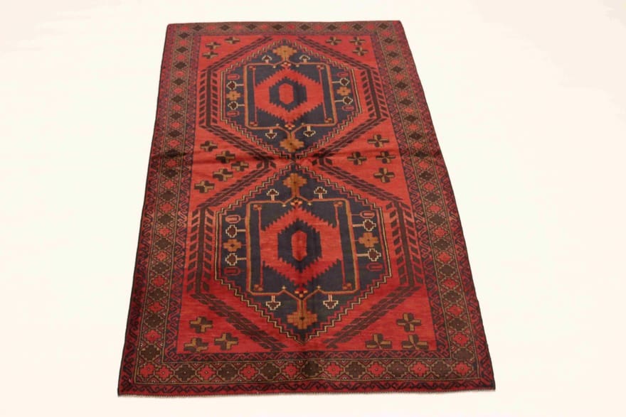 Baluch Orientteppich aus Afghanistan, 200 × 113 cm