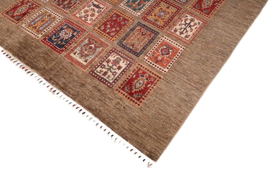 Orientteppich 257 × 176 cm aus Wolle, handgeknüpft