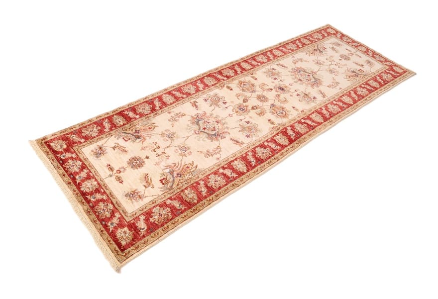 zieglerfarhan-orientteppich-248x83cm-handgeknupft-antikes-design-8 Handgeknüpfter Ziegler Orientteppich 246 × 82 cm